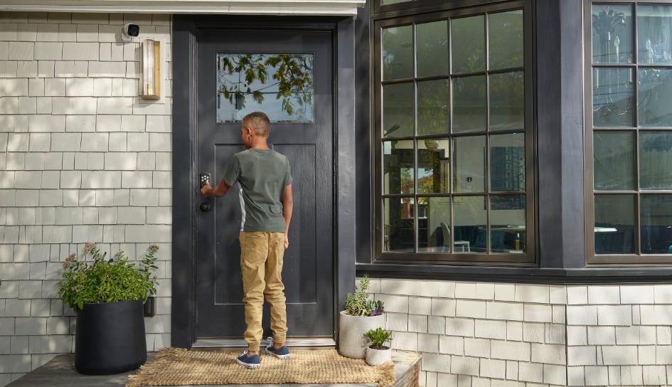 Vivint Smart Lock on home in Wichita Falls